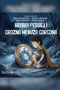 Hrabri Persej i meduza Gorgona audio knjiga od Grčki mit korica